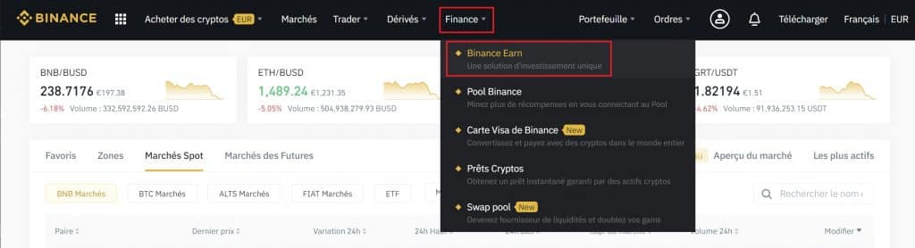 Binance Acces Staking